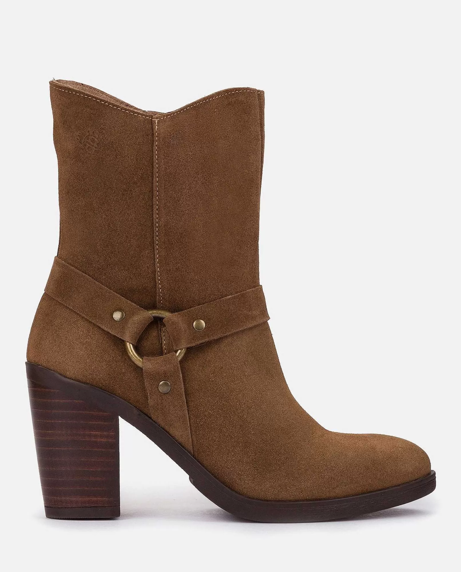 Mujer Yokono Botin De Tacon Tours-008 Marron