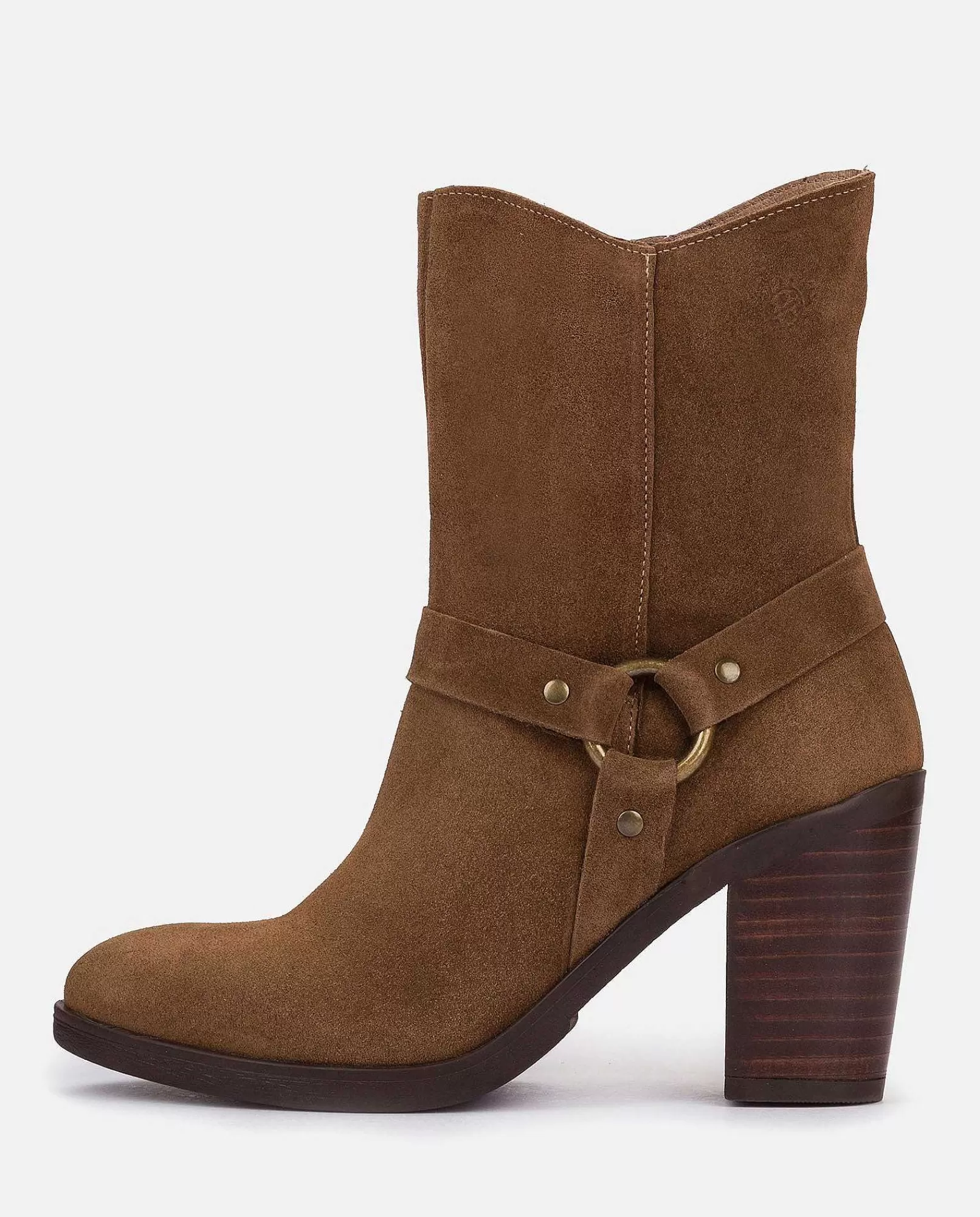 Mujer Yokono Botin De Tacon Tours-008 Marron