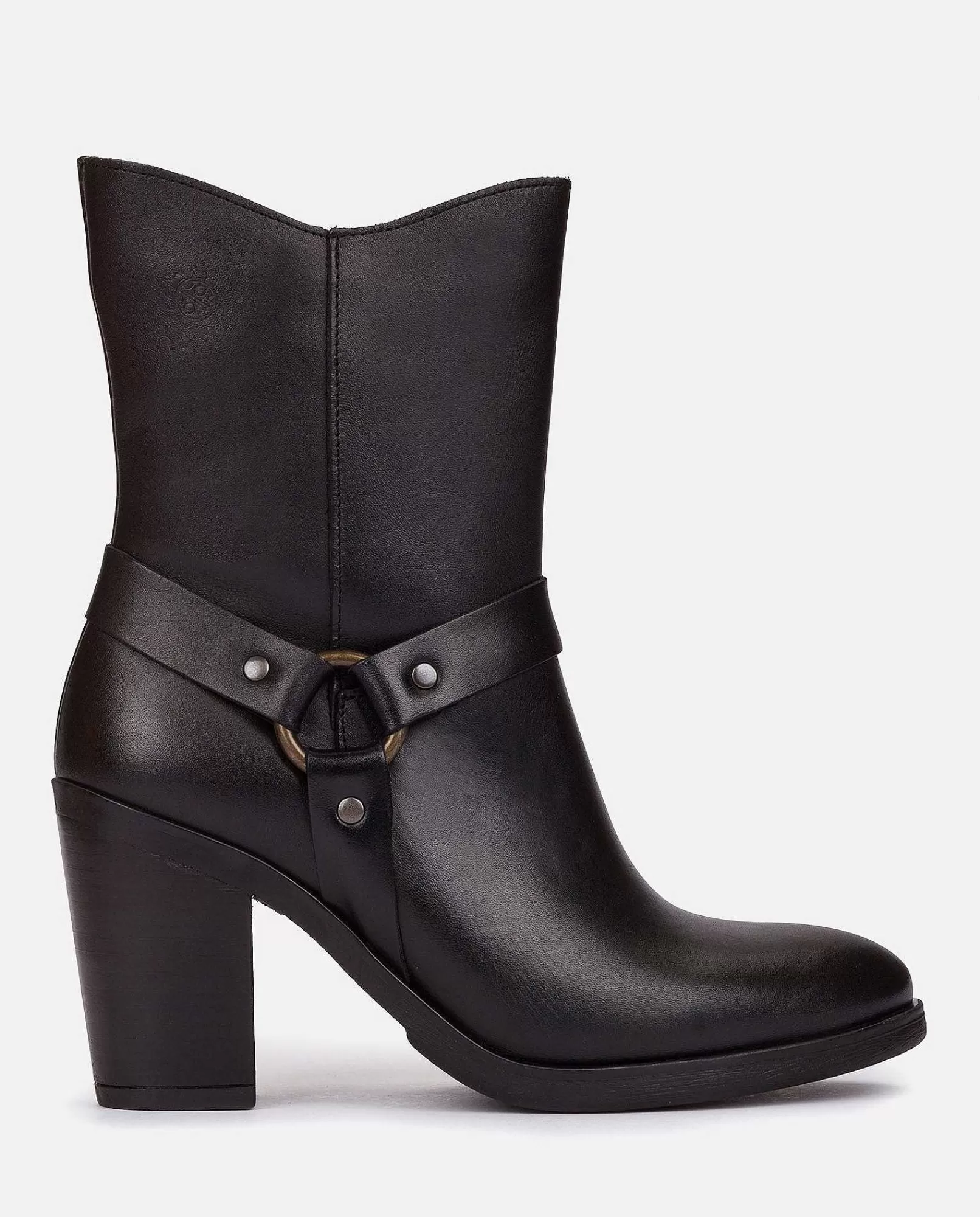 Mujer Yokono Botin De Tacon Tours-008 Negro