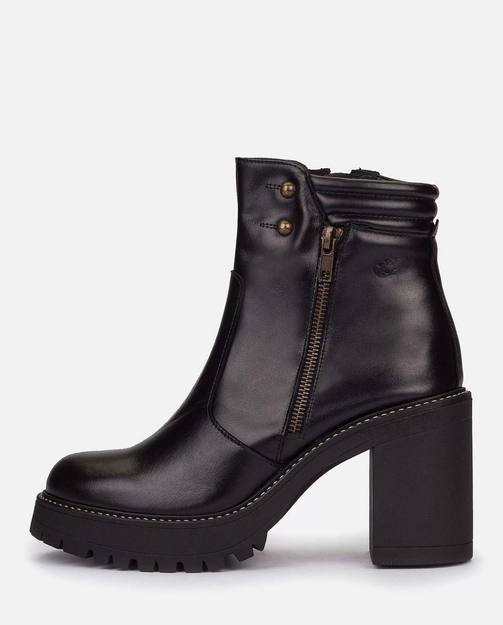 Mujer Yokono Botin De Tacon Tuna-002 Negro