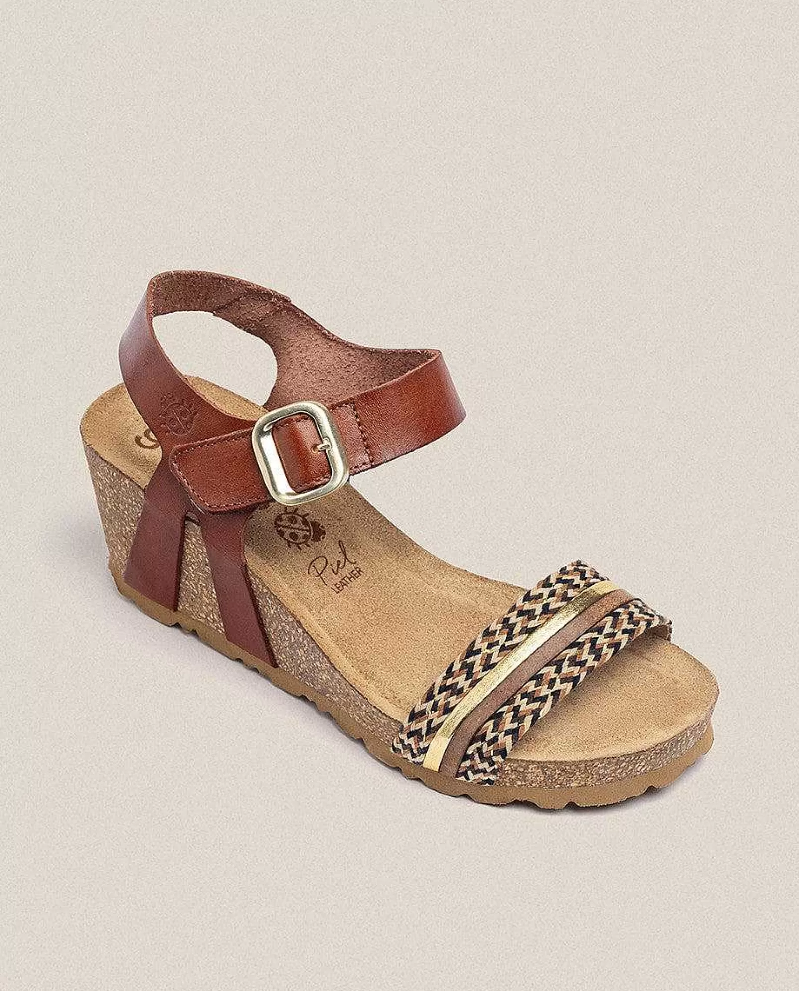 Mujer Yokono Sandalia Cuna Cadiz 306 Marron