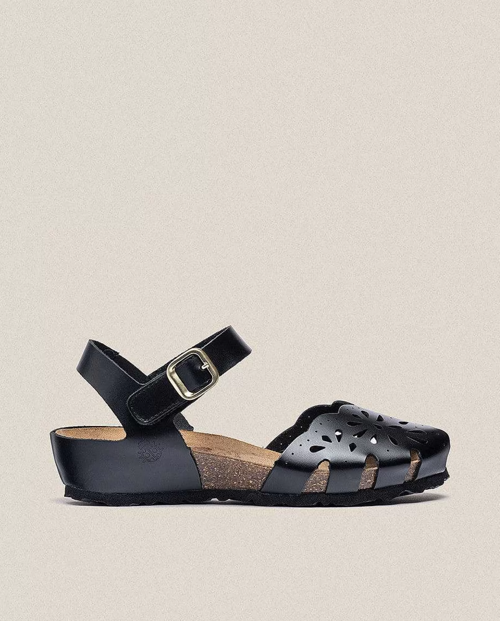 Mujer Yokono Sandalia De Cuna Monaco 047 Negro