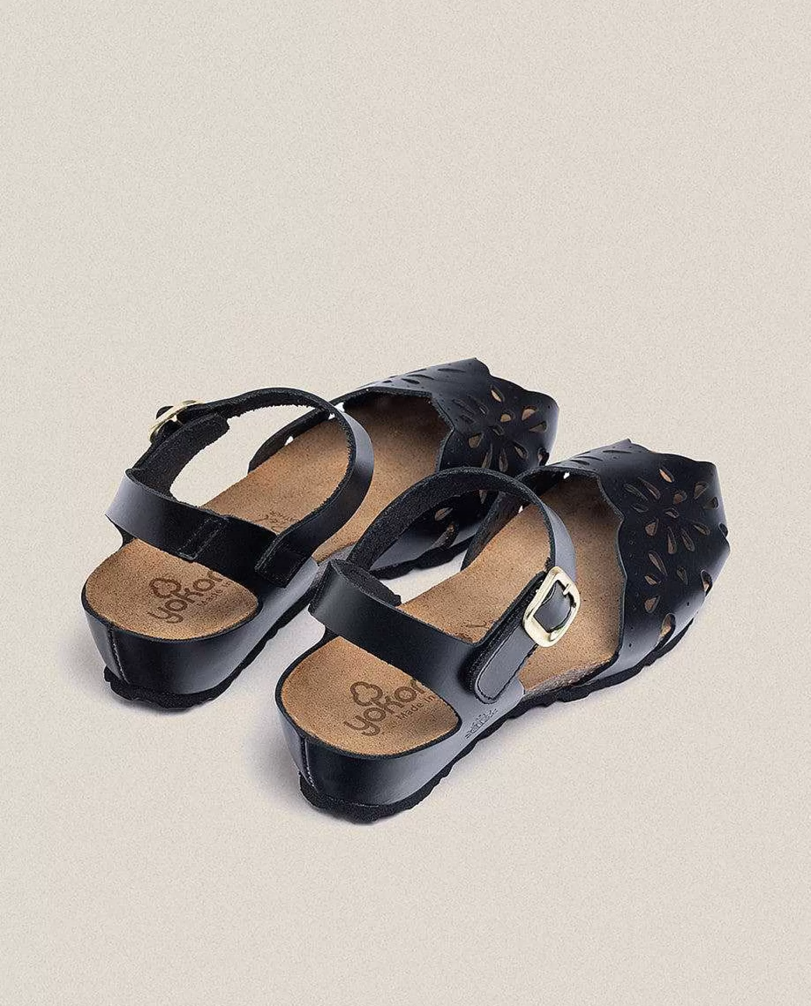 Mujer Yokono Sandalia De Cuna Monaco 047 Negro