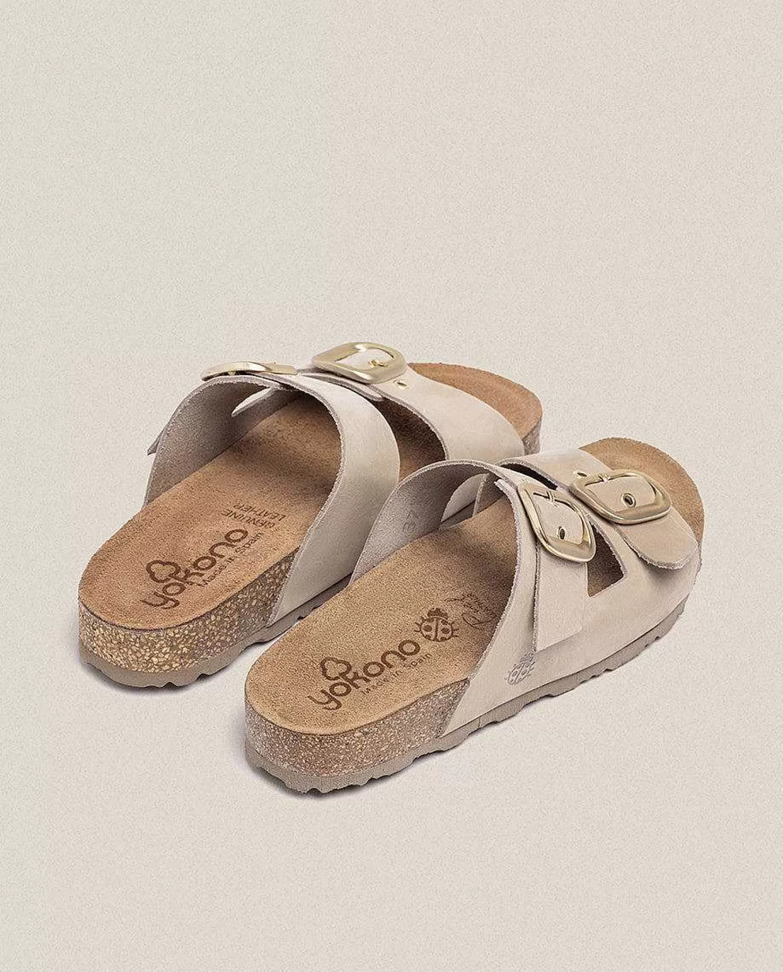 Mujer Yokono Sandalia Plana Jerba 136 Beige