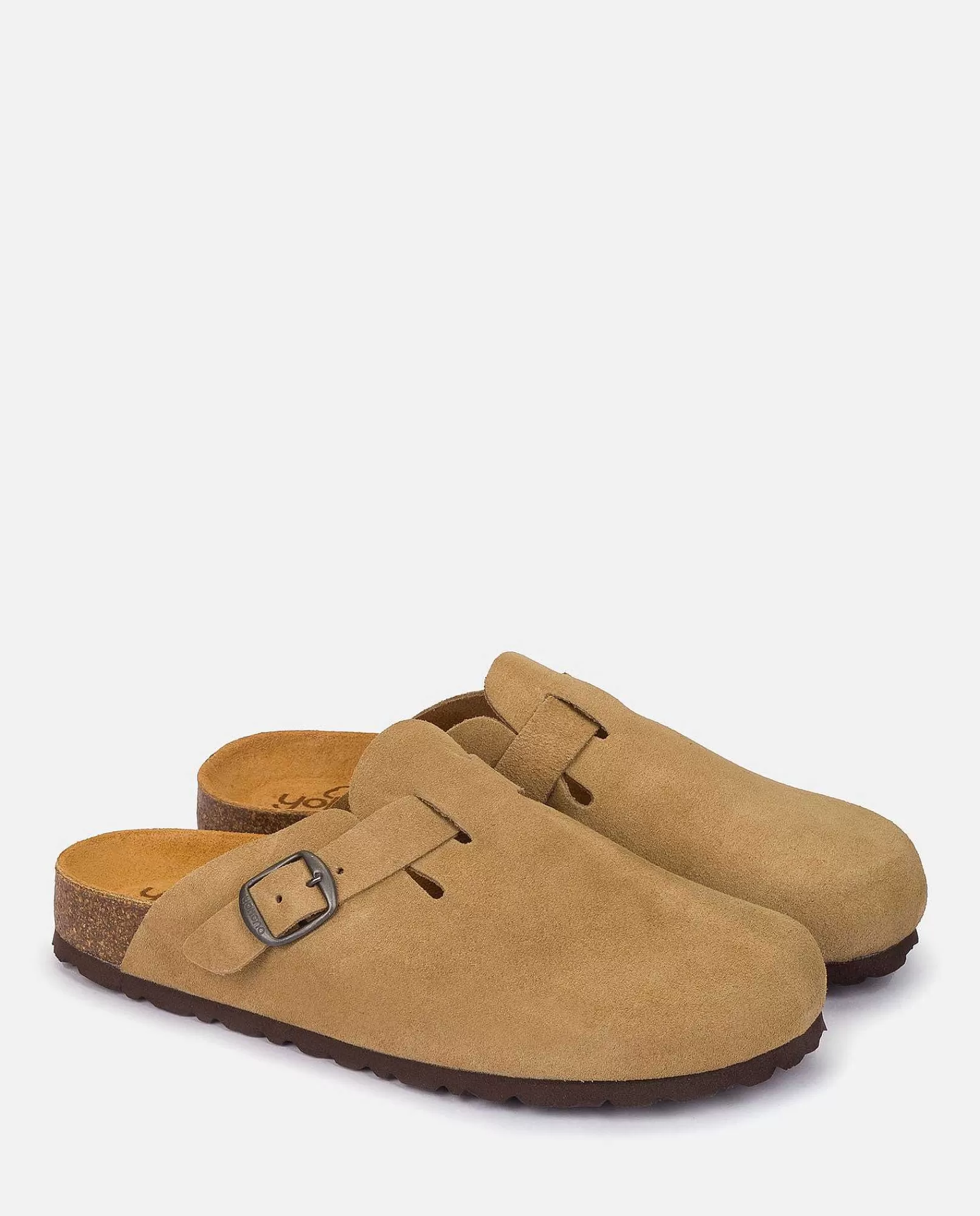 Mujer Yokono Zapato Plano Zueco-599 Beige
